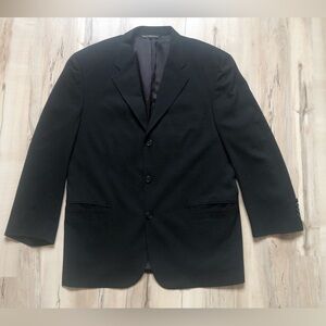 Jack Victor Prossimo Black Men's 100% Wool Blazer Made in Canada
